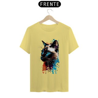 Nome do produto CAMISETA T-SHIRT ESTONADA, CAT COLOR
