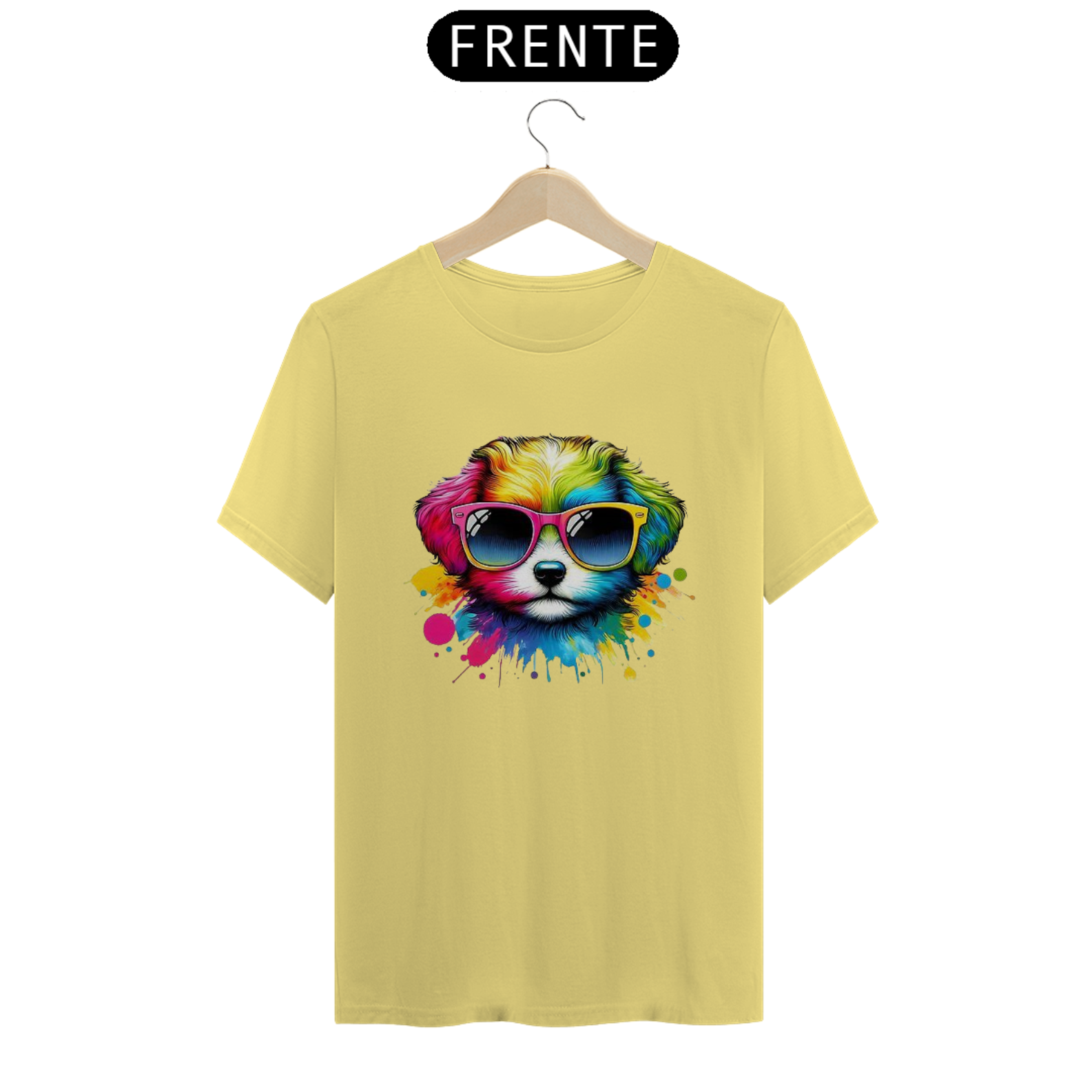 CAMISETA T-SHIRT ESTONADA DOG, SHIH-TZU