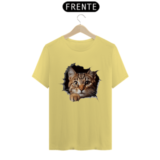 Nome do produto CAMISETA T-SHIRT ESTONADA, ESTILO 3D CAT 