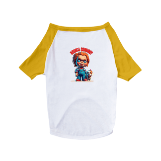 Nome do produto CAMISA PET DOG, LINHA FILME CHUCKY BRINCA COMIGO