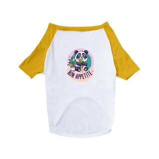 Nome do produto CAMISA PET DOG, PANDINHA COMELÃO, BON APPETITE 