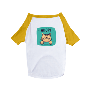 Nome do produto CAMISA PET DOG, ADOPT CAT