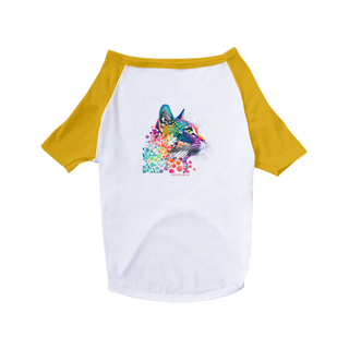 Nome do produto CAMISA PET DOG, COLORFUL CAT