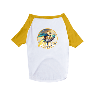 Nome do produto CAMISA PET DOG, BITCOIN GAME ON