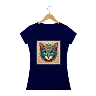 Nome do produto CAMISETA BABY LONG QUALITY, CAT MYSTIC 