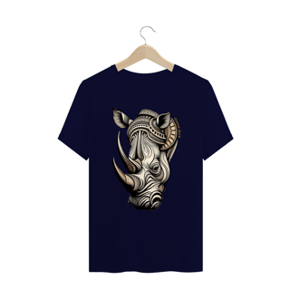 Nome do produto CAMISETA T-SHIRT PLUS SIZE, RHINO MAORI