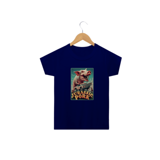 Nome do produto CAMISETA CLASSIC INFANTIL, JURASSIC PORK-2 A 14 ANOS 