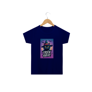 Nome do produto CAMISETA CLASSIC INFANTIL, TRICK OR TREAT-2 A  14 ANOS