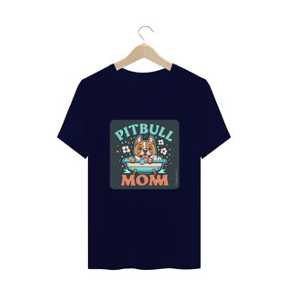 Nome do produto CAMISETA T-SHIRT PLUS SIZE, DOG PITBULL MOM