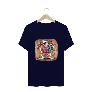 Nome do produto CAMISETA T-SHIRT PLUS SIZE, MEME-GYM RAT 