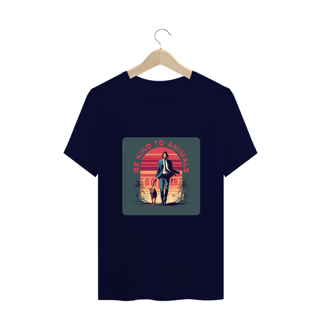 Nome do produto CAMISETA T-SHIRT PLUS SIZE,  LINHA FILME JOHN WICK DOG BE KIND TO ANIMALS