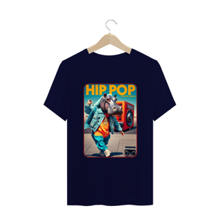 Nome do produto CAMISETA T-SHIRT PLUS SIZE, RHINO HIP POP
