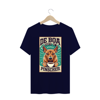 Nome do produto CAMISETA T-SHIRT PLUS SIZE, DOG DE BOA IGUAL UM PINSCHER 