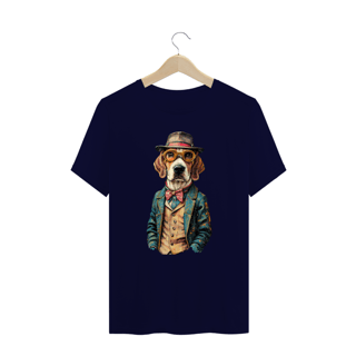 Nome do produto CAMISETA T-SHIRT PLUS SIZE, DOG BEAGLE SHERLOCK HOLMES