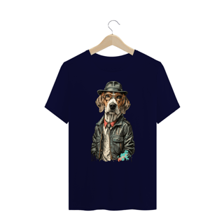 Nome do produto CAMISETA T-SHIRT PLUS SIZE, DOG BEAGLE SHERLOCK HOLMES