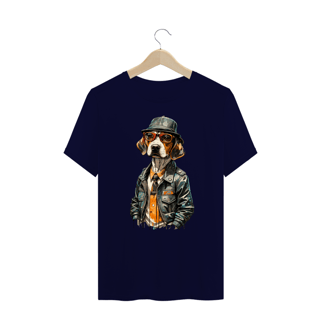 Nome do produto CAMISETA T-SHIRT PLUS SIZE, DOG BEAGLE SHERLOCK HOLMES
