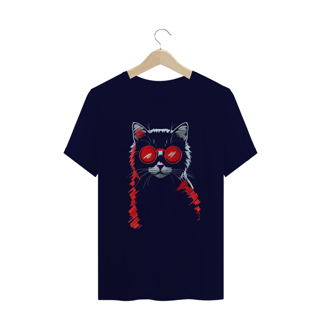 Nome do produto CAMISETA T-SHIRT PUS SIZE, CAT TRAÇOS