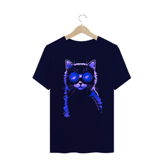 Nome do produto CAMISETA T-SHIRT PLUS SIZE, CAT TRAÇOS
