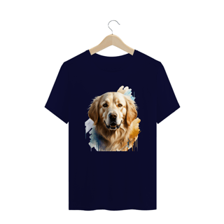 Nome do produto CAMISETA T-SHIRT PLUS SIZE, DOG GOLDEN