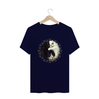 Nome do produto CAMISETA T-SHIRT PLUS SIZE, CAT YIN YANG