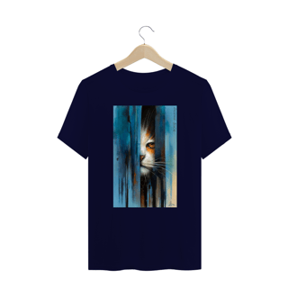 Nome do produto CAMISETA T-SHIRT PLUS SIZE, MYSTERIOUS CAT