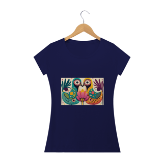 Nome do produto CAMISERA BABY LONG CLASSIC, COLORFUL BIRDS