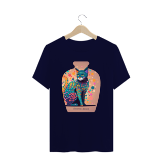 Nome do produto CAMISETA T-SHIRT PLUS SIZE, CAT IN THE VASE