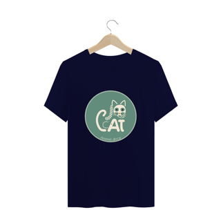 Nome do produto CAMISETA T-SHIRT PLUS SIZE, CAT LETRAS