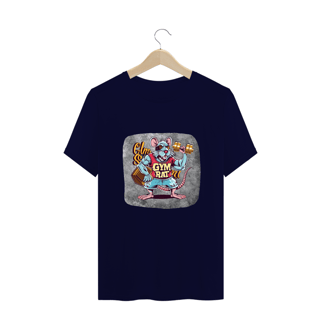 Nome do produto CAMISETA T-SHIRT PLUS SIZE, MEME-GYM RAT