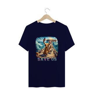 Nome do produto CAMISETA T-SHIRT PLUS SIZE, SAVE US