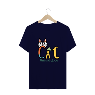 Nome do produto CAMISETA T-SHIRT PLUS SIZE, CAT LETRAS
