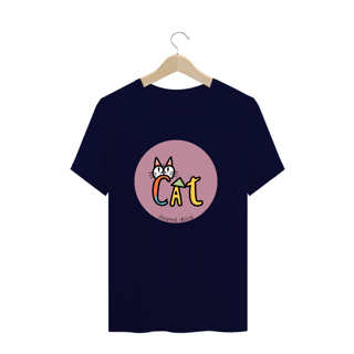 Nome do produto CAMISETA T-SHIRT PLUS SIZE, CAT LETRAS
