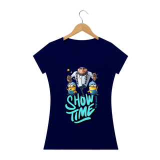 Nome do produto CAMISETA BABY LONG QUALITY CAT, MEU MALVADO FAVORITO SHOW TIME 