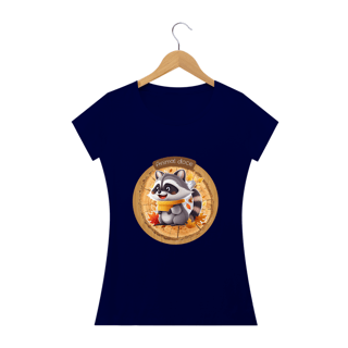 Nome do produto CAMISETA BABY LONG QUALITY, RACOON