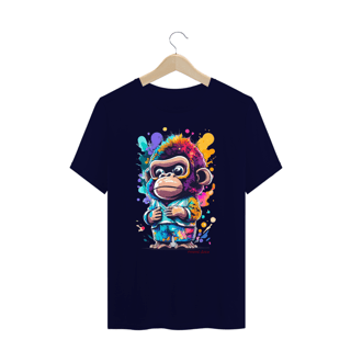 Nome do produto CAMISETA T-SHIRT PLUS SIZE, KING MONKEY