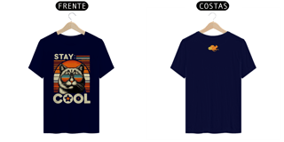 Nome do produto CAMISETA T-SHIRT QUALITY F/V CAT, STAY COOL