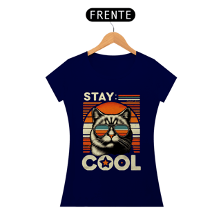 Nome do produto CAMISETA BABY LONG QUALITY CAT, STAY COOL