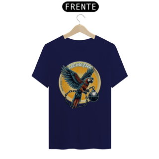 Nome do produto CAMISETA T-SHIRT CLASSIC ARARA, LET ME FREE