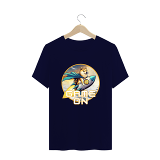 Nome do produto CAMISETA T-SHIRT PLUS SIZE, BITCOIN GAME ON