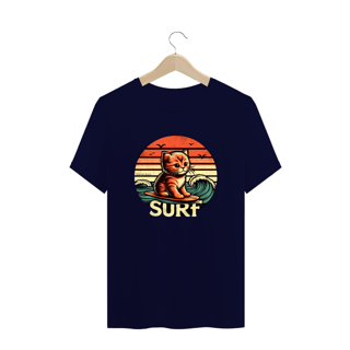 Nome do produto CAMISETA T-SHIRT PLUS SIZE, CAT SURF