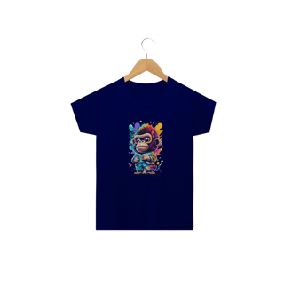 Nome do produto CAMISETA INFANTIL CLASSIC, KING MONKEY-2 A 14 ANOS