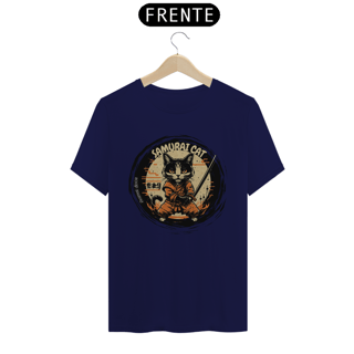 Nome do produto CAMISETA T-SHIRT CLASSIC, SAMURAI CAT