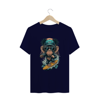 Nome do produto CAMISETA T-SHIRT PLUS SIZE, SURF MONKEY