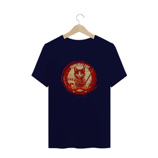 Nome do produto CAMISETA T-SHIRT PLUS SIZE, SAMURAI CAT