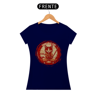 Nome do produto CAMISETA BABY LONG QUALITY, SAMURAI CAT