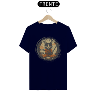 Nome do produto CAMISETA T-SHIRT QUALITY, SAMURAI CAT