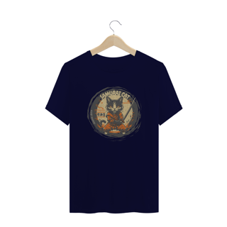 Nome do produto CAMISETA T-SHIRT PLUS SIZE, SAMURAI CAT