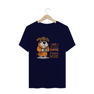 Nome do produto CAMISETA T-SHIRT PLUS SIZE, DOG COFFEE