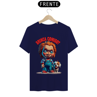 Nome do produto CAMISETA T-SHIRT CLASSIC DOG, LINHA FILME CHUCKY BRINCA COMIGO