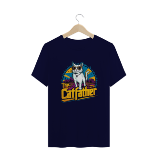 Nome do produto CAMISETA T-SHIRT PLUS SIZE CAT, THE CAT FATHER